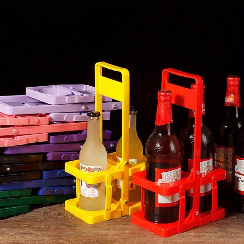 Folding Plastic Wine Rack & Beverage Carrier - My Store