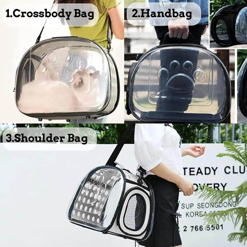Transparent Foldable Pet Travel Carrier Bag - My Store