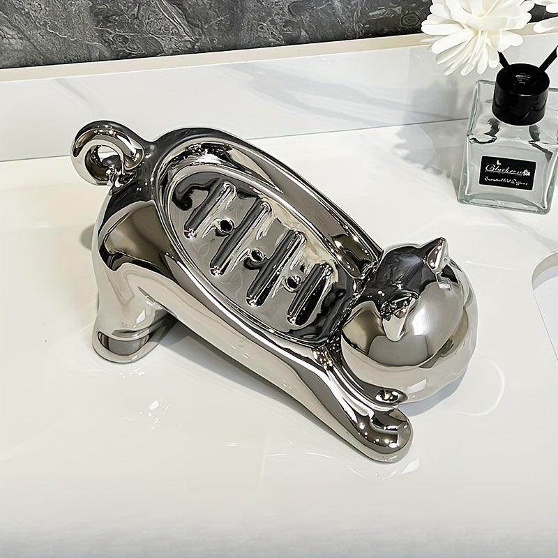 Ceramic Soap Dish with Drainage - My Store