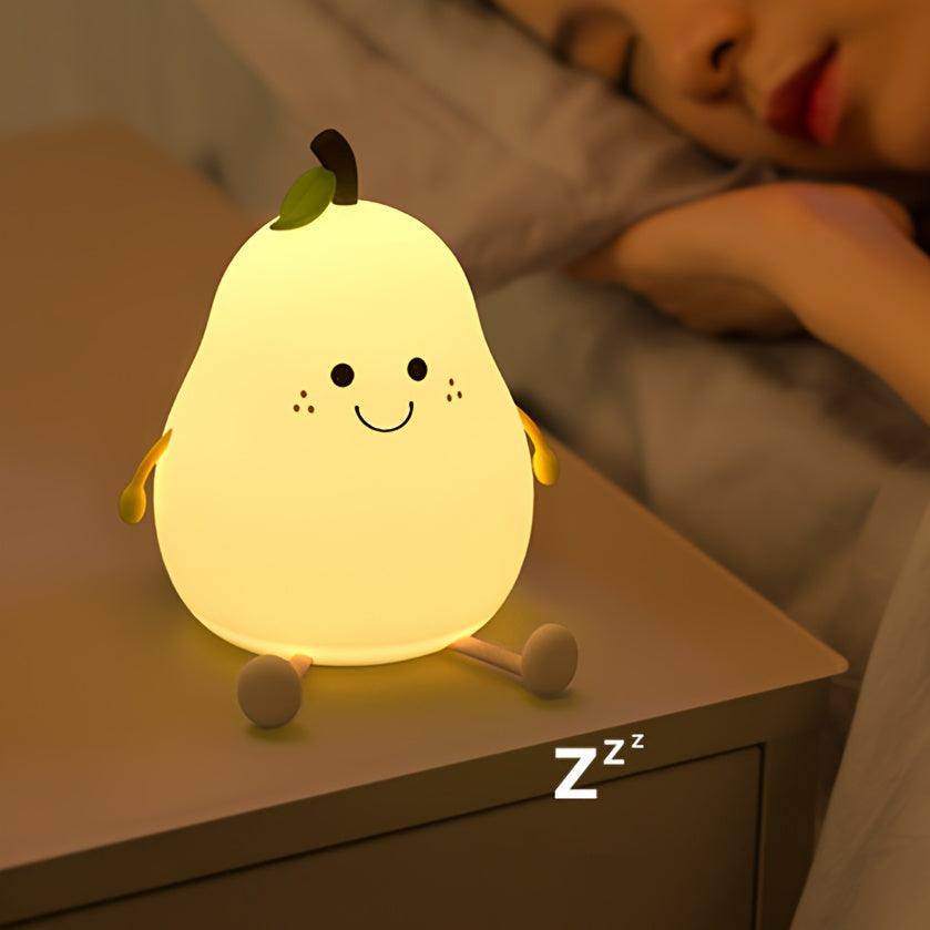 Touch LED Night Light – Pear-Shaped, USB Rechargeable - My Store