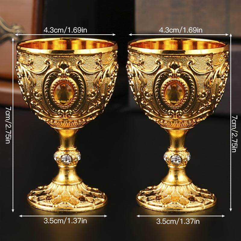 Vintage Medieval Renaissance-Style Imitation Chalice Cups - My Store
