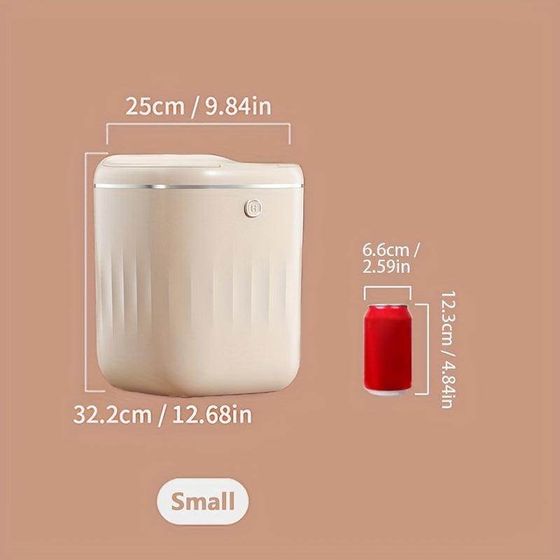White/Cream Smart Trash Can - My Store