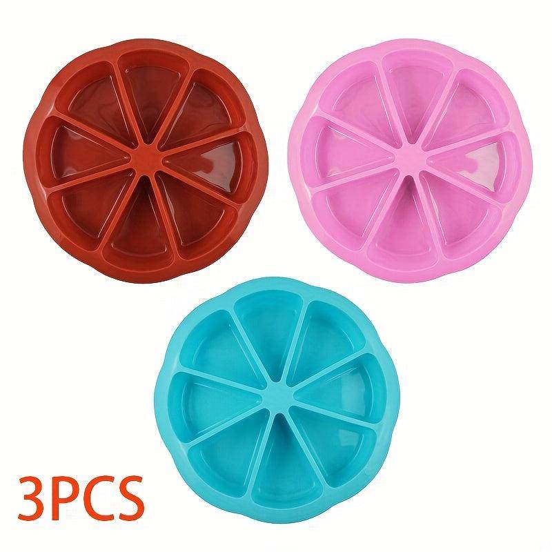 1/3-Piece Silicone Triangle Cake Mold Set - My Store