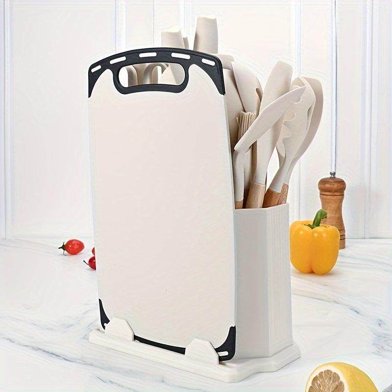 19pcs Silicone Kitchenware Set, Storage Bucket - My Store