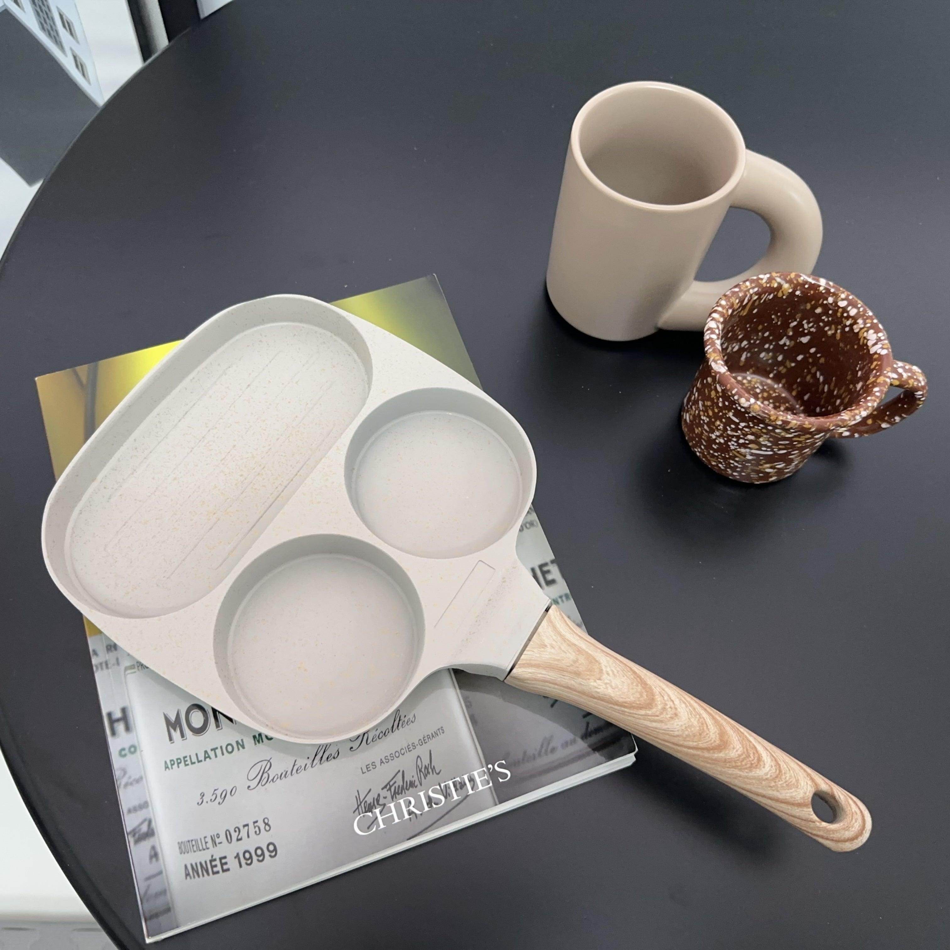 Triple Compartment Nonstick Breakfast Skillet - My Store