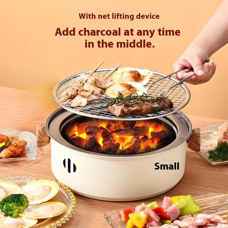 Portable Smokeless Charcoal Grill - Outdoor BBQ Stove - My Store