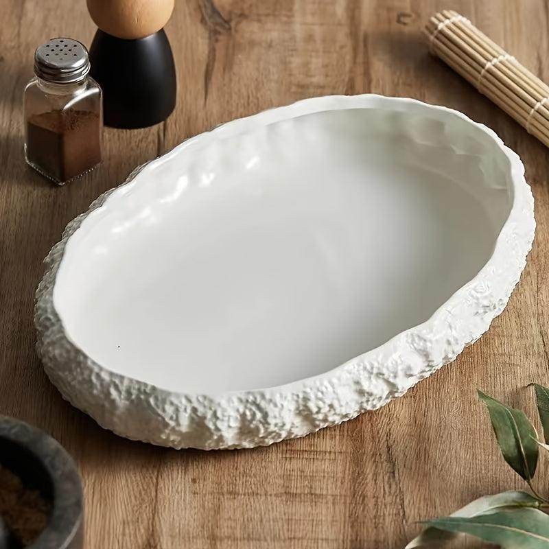 Large Oval Ceramic Seafood Steaming Plate - My Store