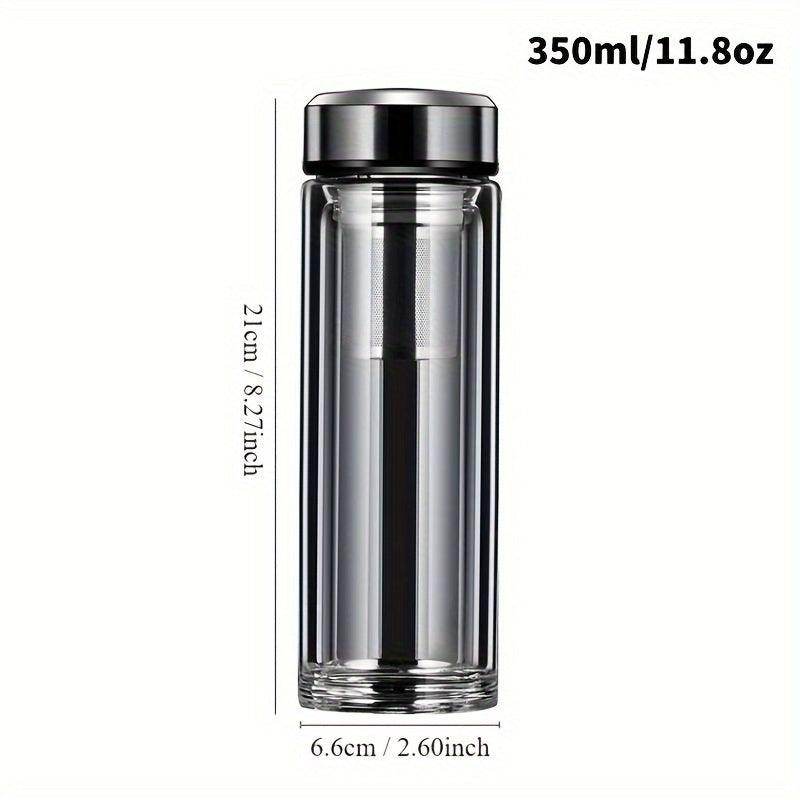 Double-Layer Glass Tea Bottle with Temperature Display - My Store
