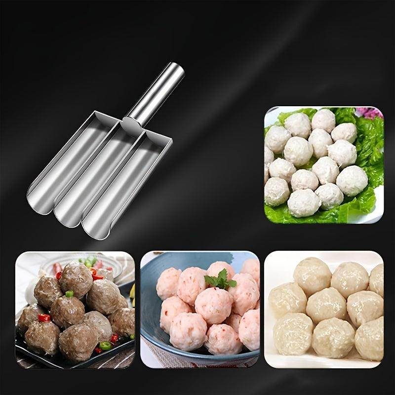 Stainless Steel Meatball Maker Set (2-Piece) - My Store