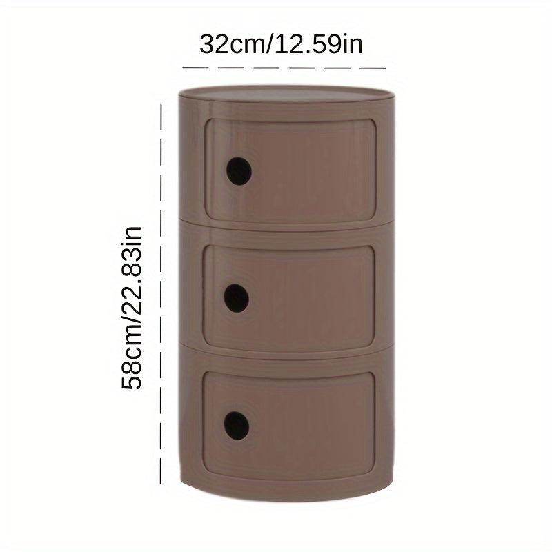 2/3/4 Drawer Bedside Table - 1pc Storage Cabinet - My Store