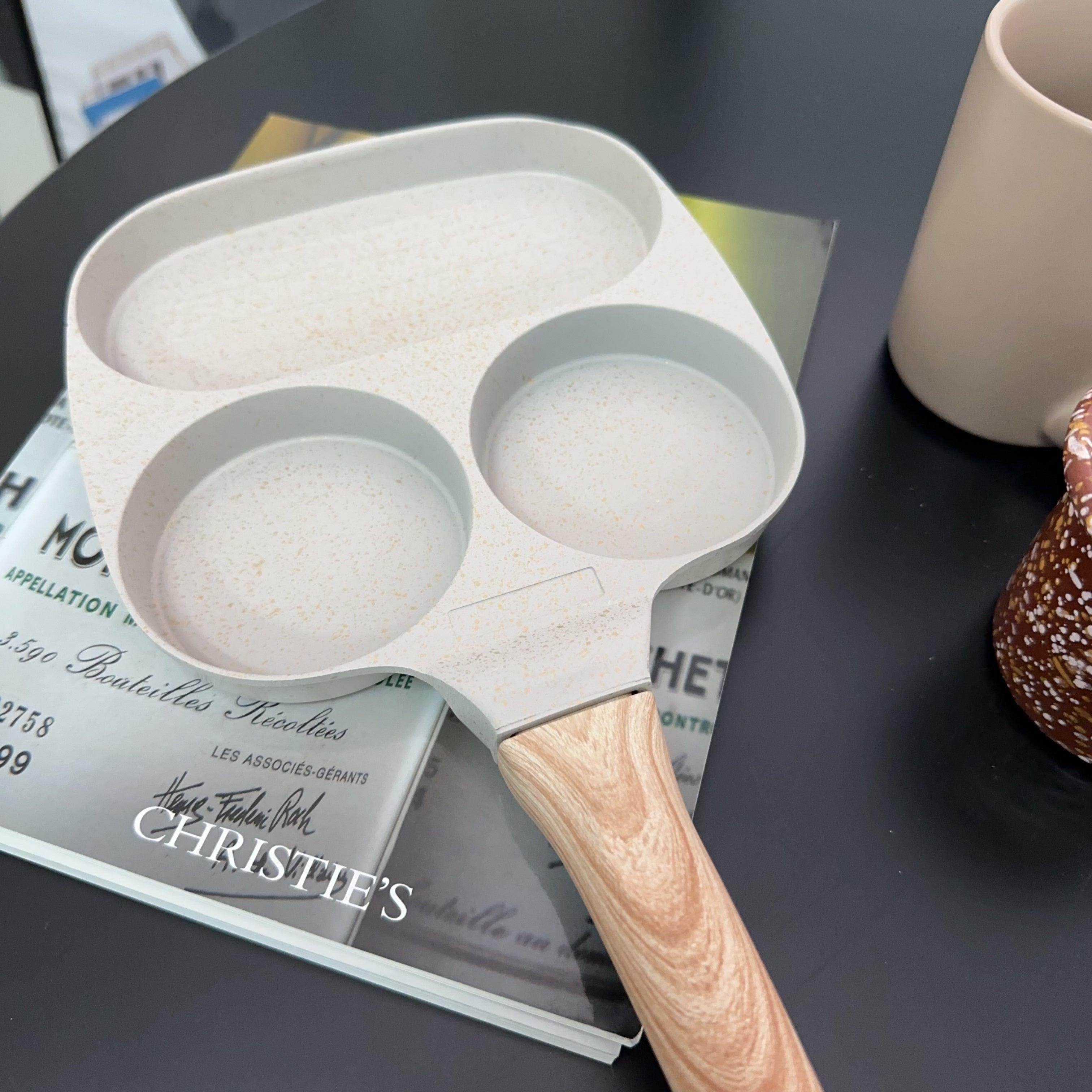 Triple Compartment Nonstick Breakfast Skillet - My Store