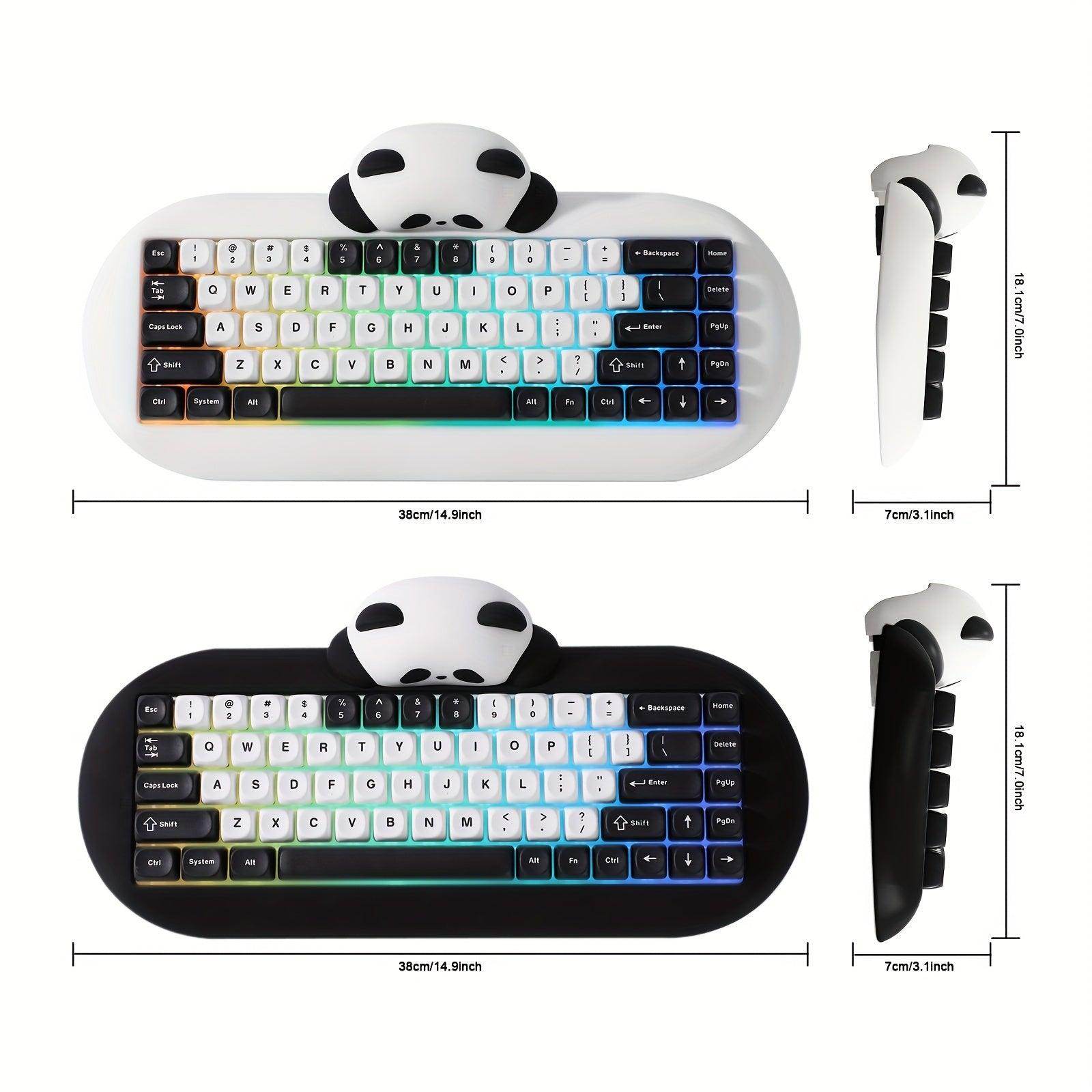 Panda White Wireless Mechanical Gaming Keyboard - My Store