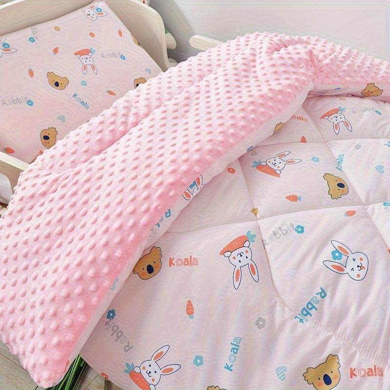 1pc Infants And Children's Comfort Bean Velvet Quilt - My Store