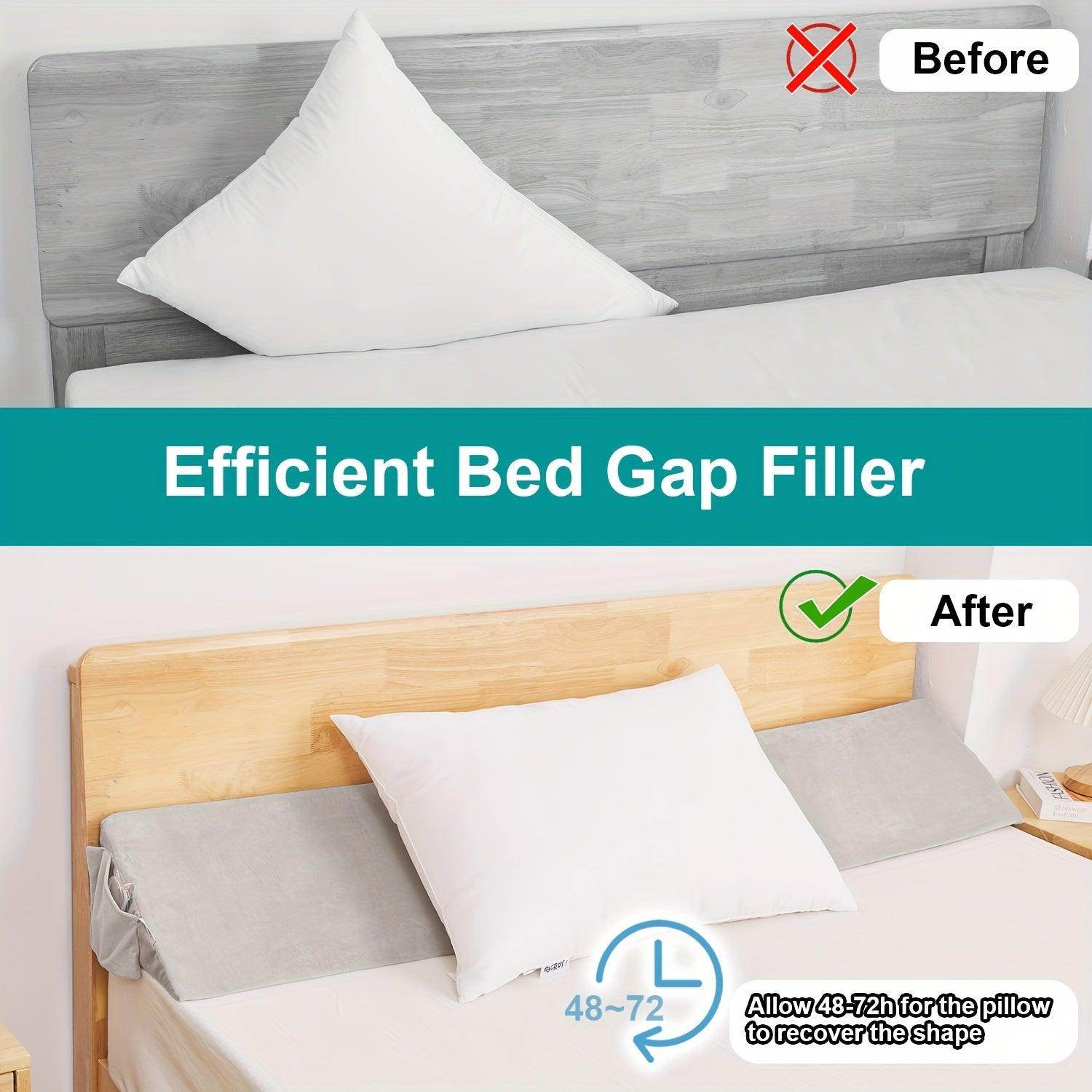 Adjustable High-Density Foam Headboard Pillow - My Store