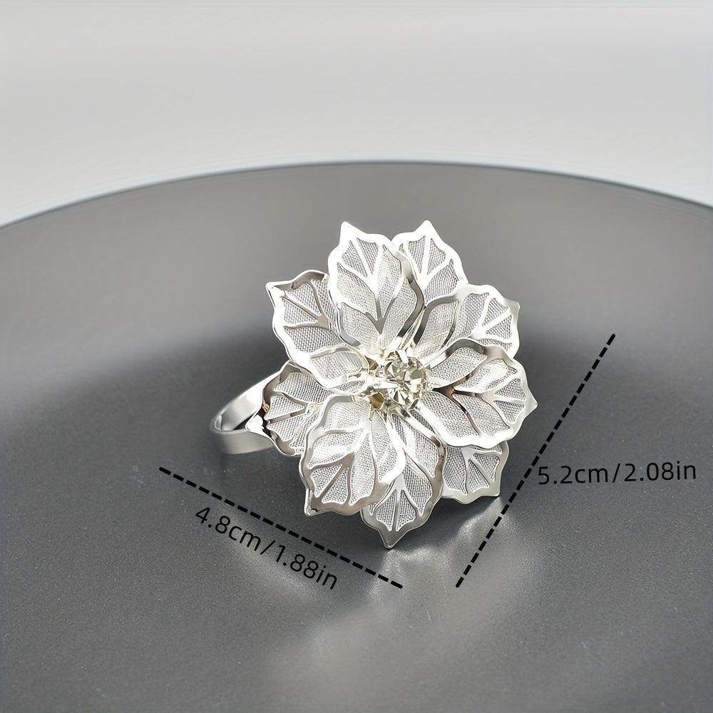 6pcs Flower Napkin Ring - My Store