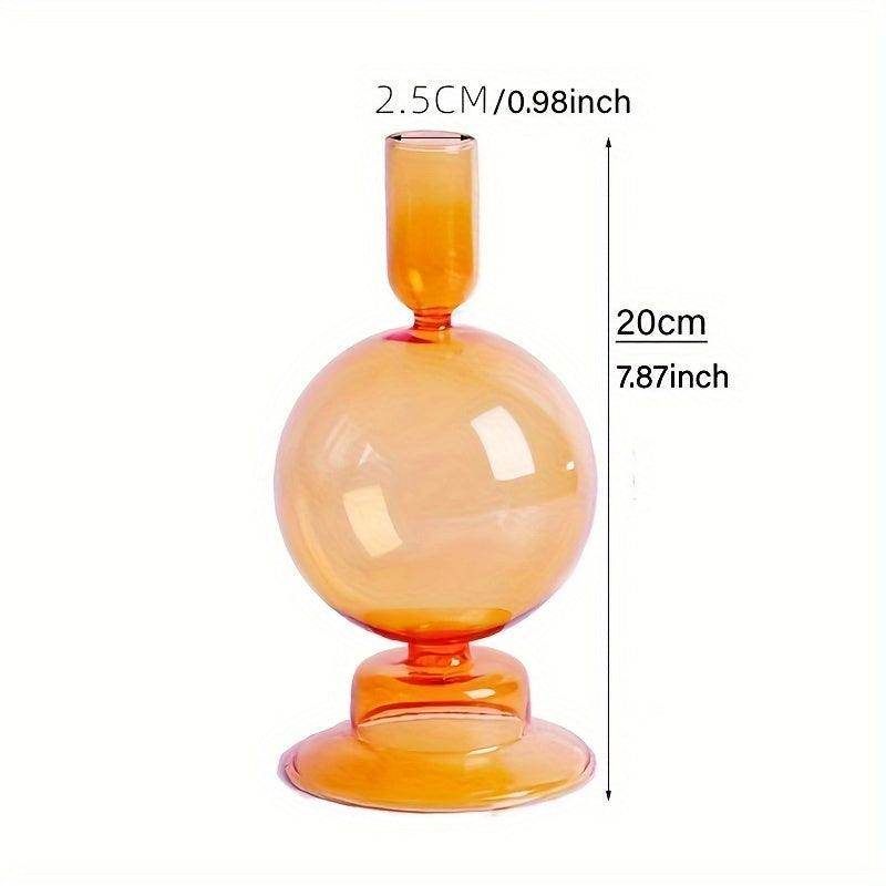 Romance Glass Candleholder - My Store