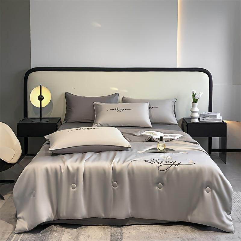 Luxury Embroidered Summer Cooling Quilt - My Store