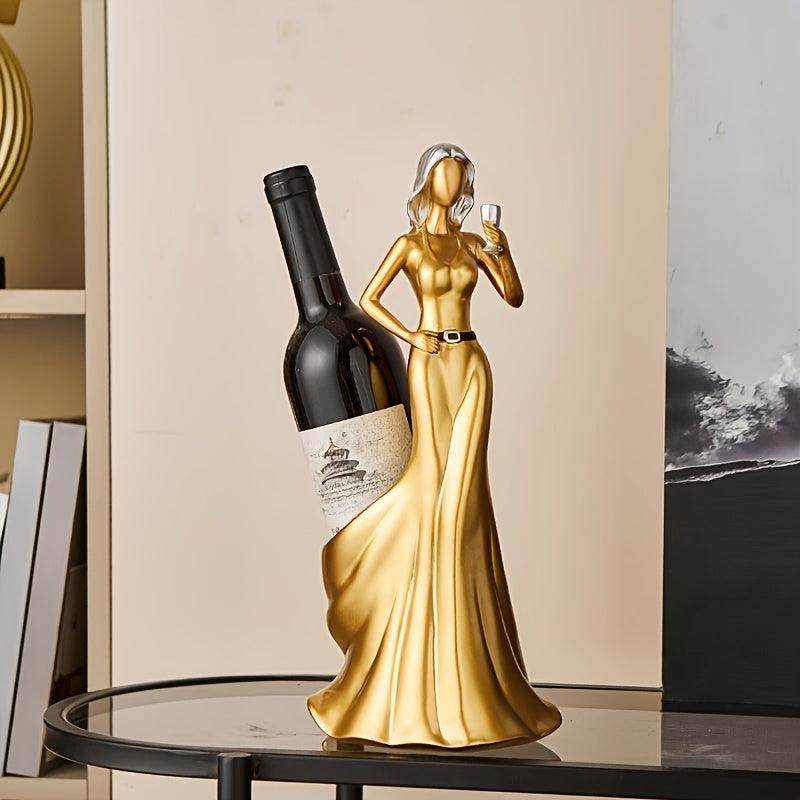 Elegant Nordic-Style Resin Wine Rack - My Store