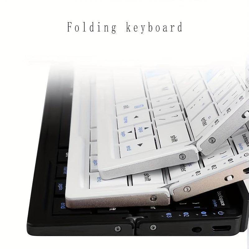 Ultra Mini Foldable Wireless Keyboard – Multi-Device & Rechargeable - My Store