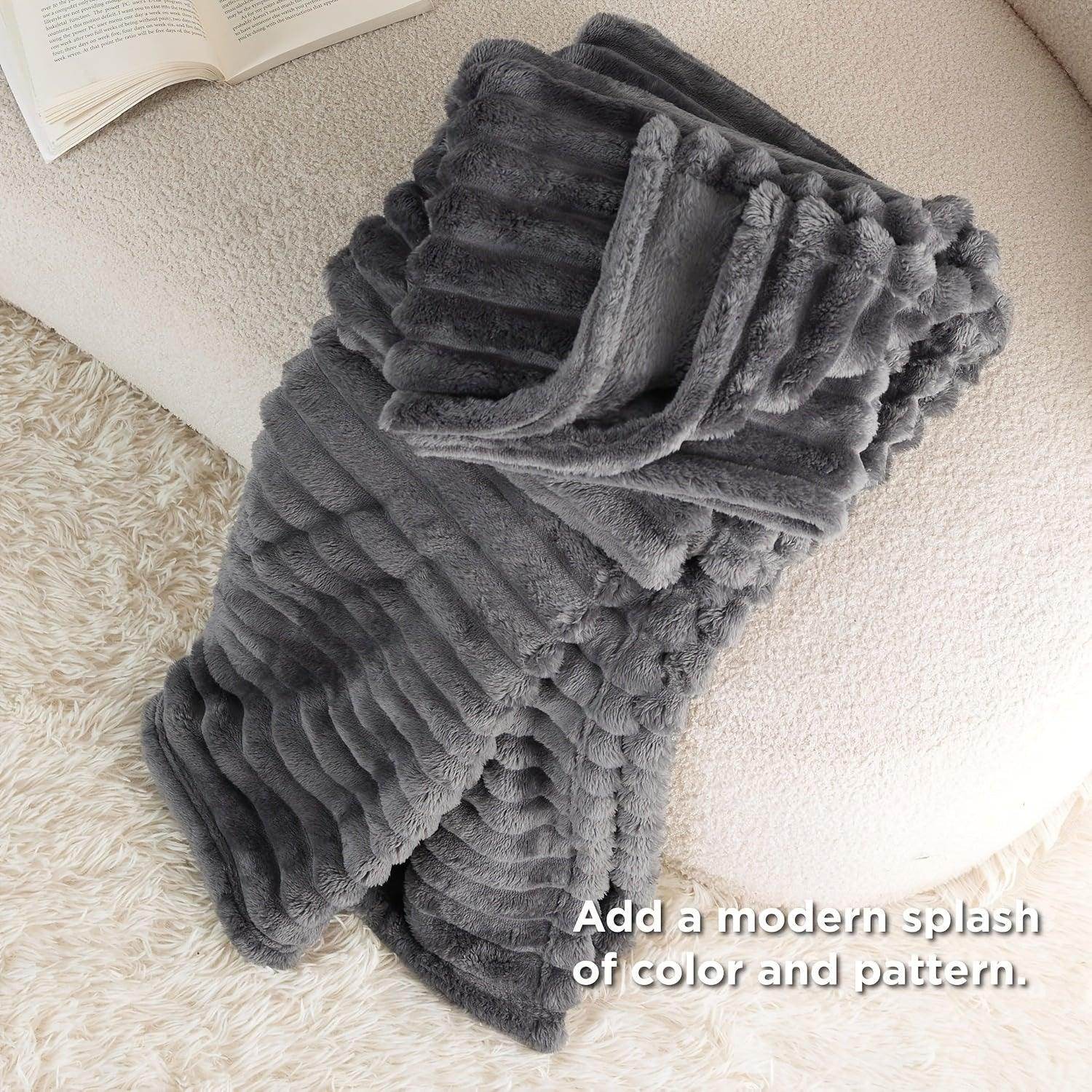 Luxury Lightweight Fleece Throw Blanket - My Store