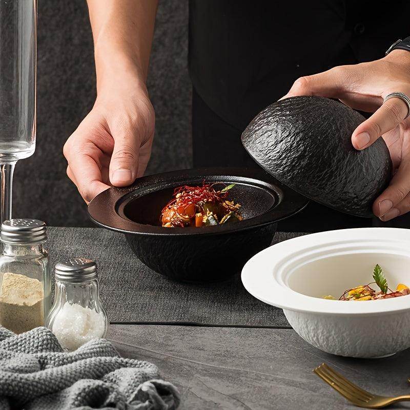 Elegant Planet-Inspired Ceramic Serving Bowl - My Store