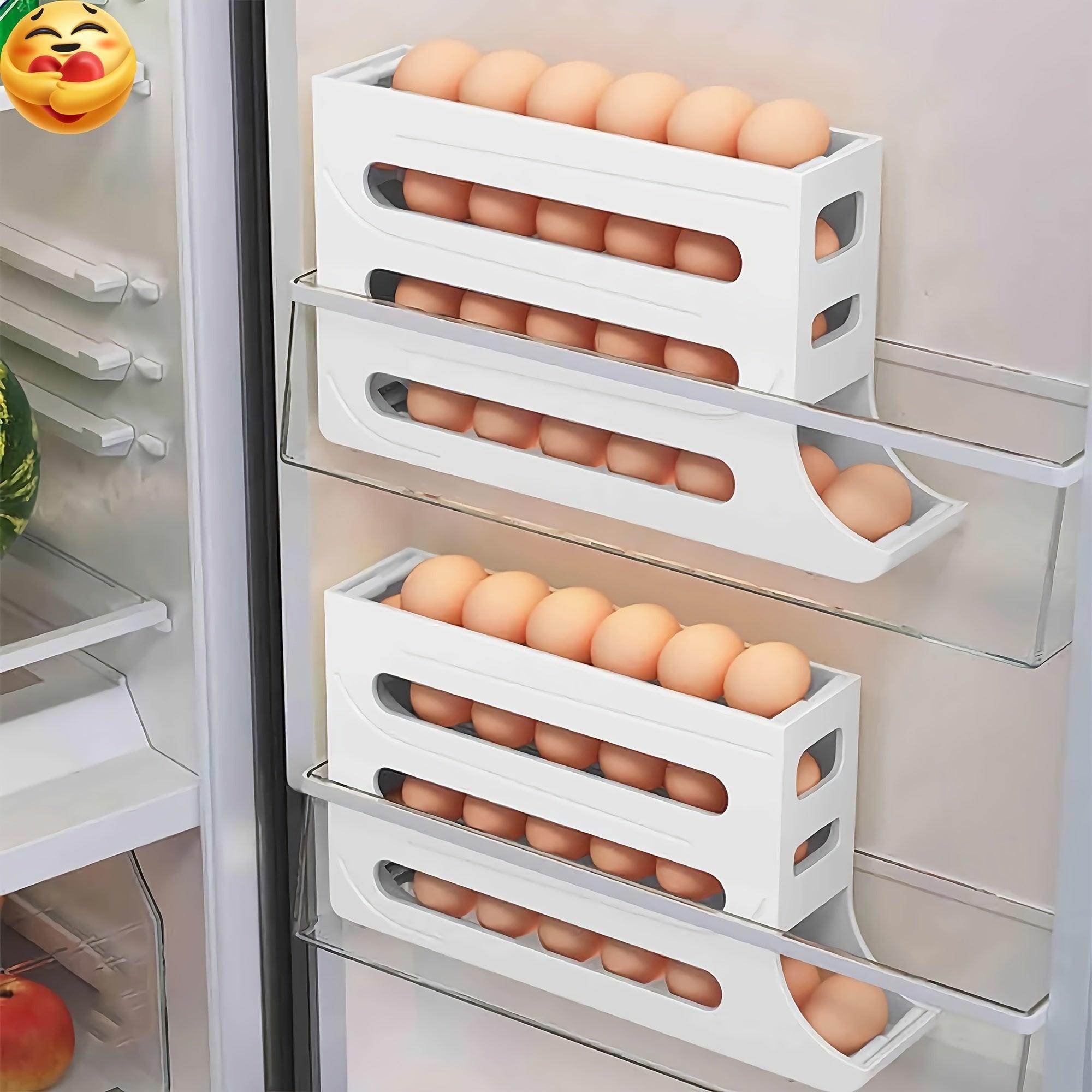 4-Tier Auto-Rolling Egg Dispenser - My Store