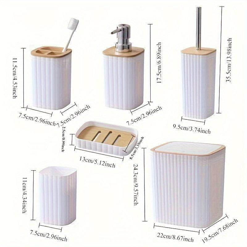 6-Piece Deluxe Bathroom Essentials Set - My Store