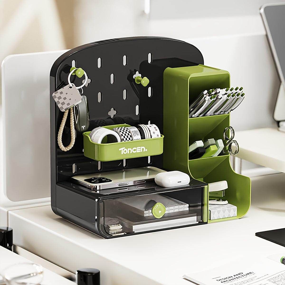 Multifunctional Office Desk Organizer with Hole Board and Drawer - My Store