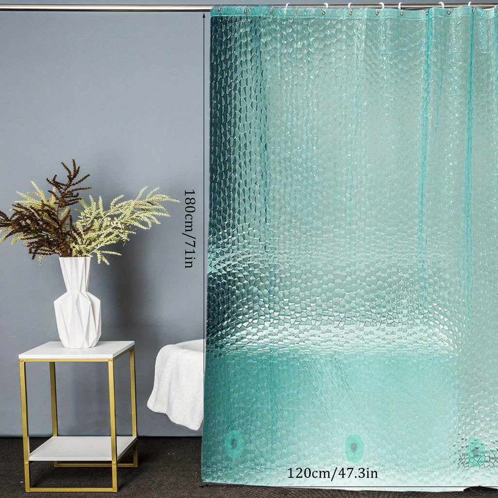 3D Pebble Pattern Waterproof Shower Liner - My Store