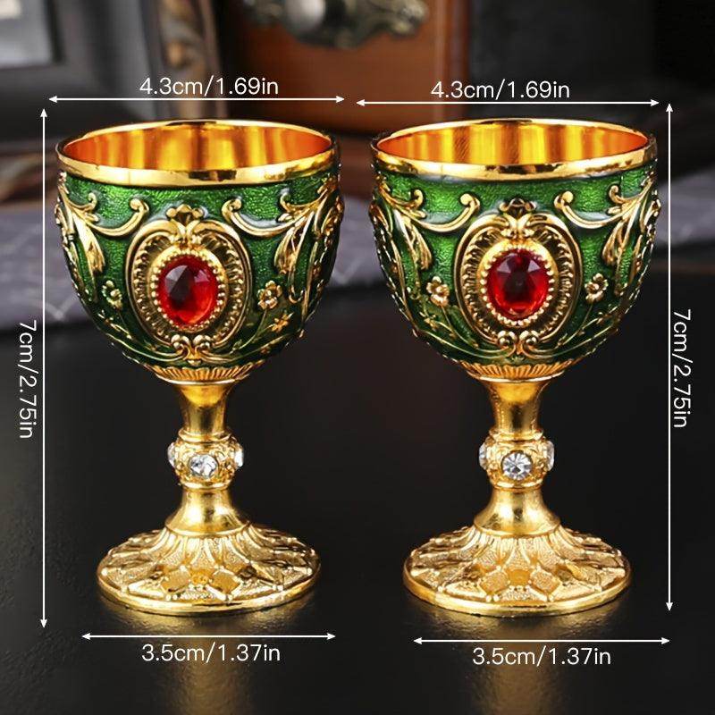 Vintage Medieval Renaissance-Style Imitation Chalice Cups - My Store