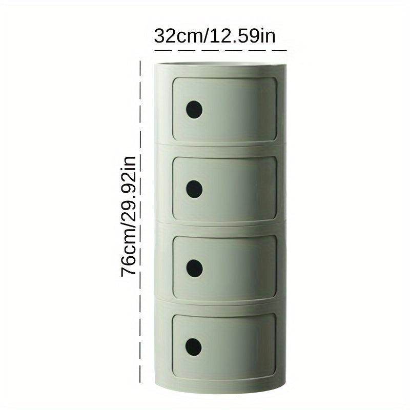 2/3/4 Drawer Bedside Table - 1pc Storage Cabinet - My Store