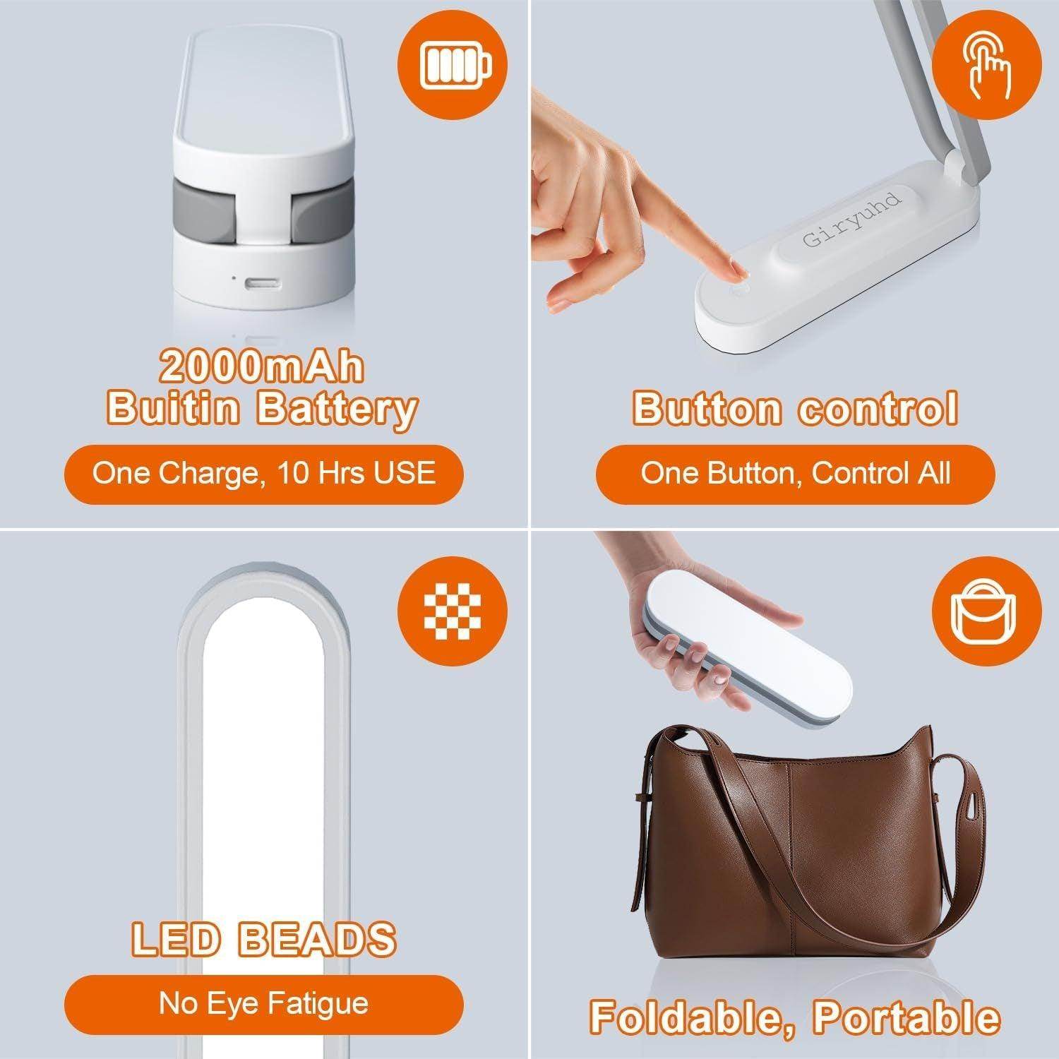 Foldable Portable Desk Lamp - My Store