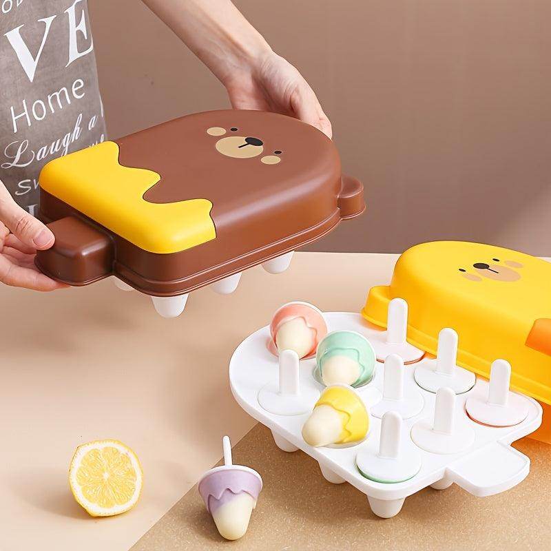 Bear-Shaped Ice Pop Molds Set - My Store