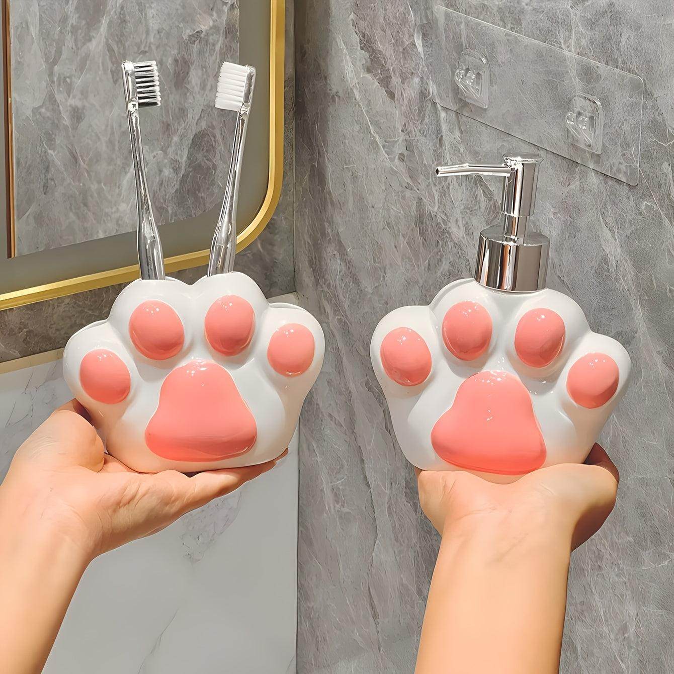 Ceramic Toothbrush Holder and Lotion Bottle Set - My Store