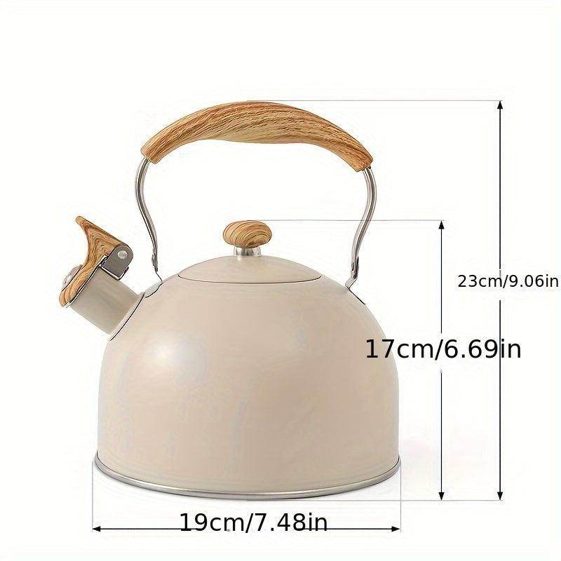 Tea Kettle with Wooden Handle - 2.5L Capacity - My Store