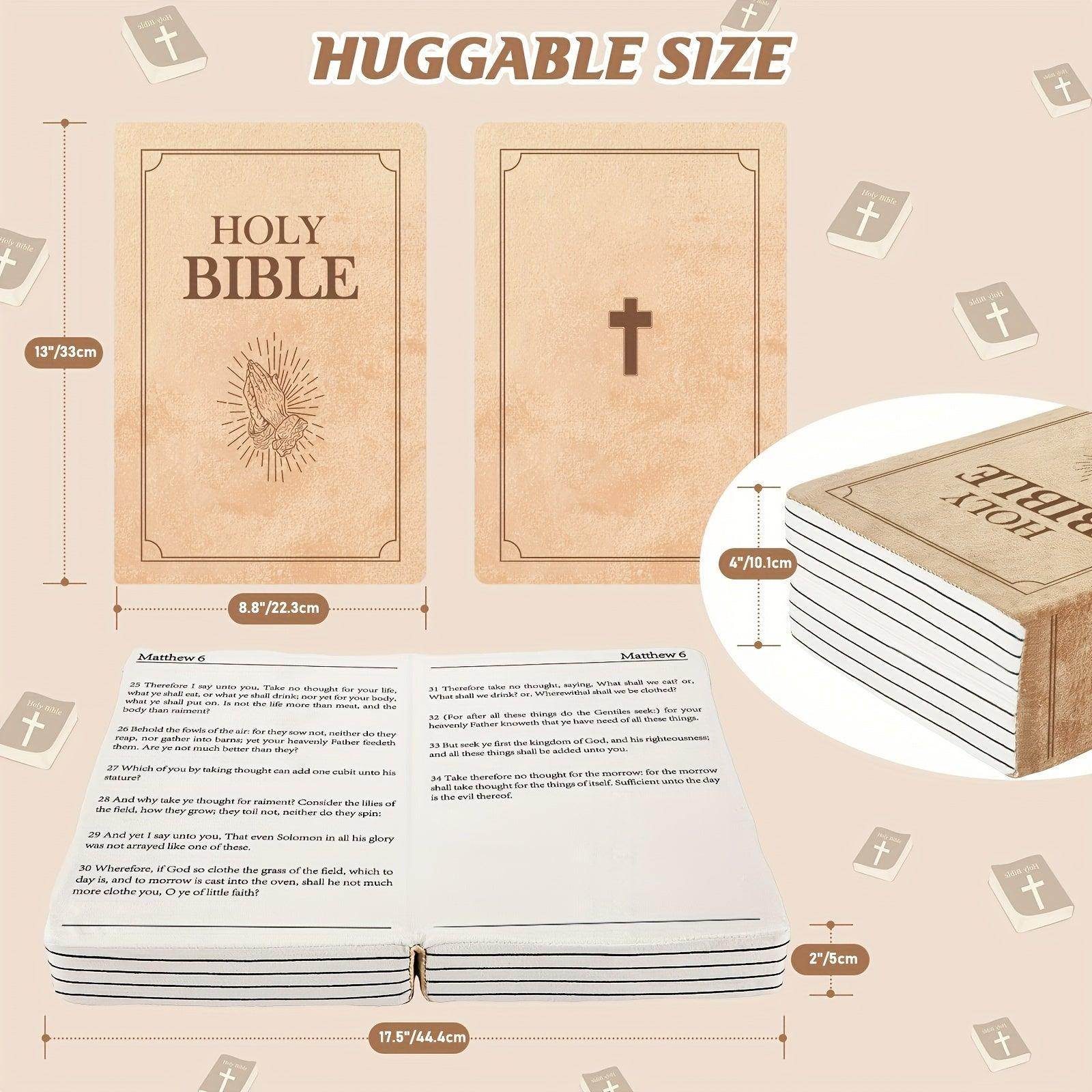 Openable Bible Style Throw Pillow - My Store