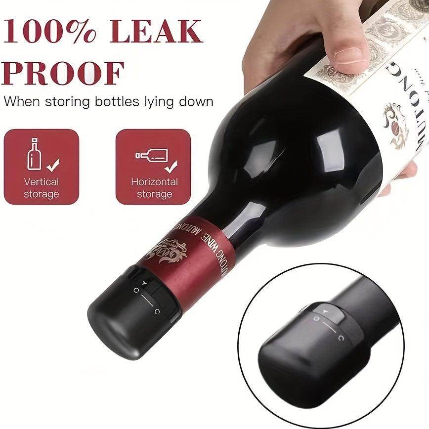 Black Rotating Wine Stopper - My Store