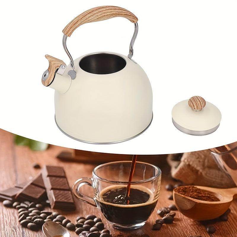 Tea Kettle with Wooden Handle - 2.5L Capacity - My Store