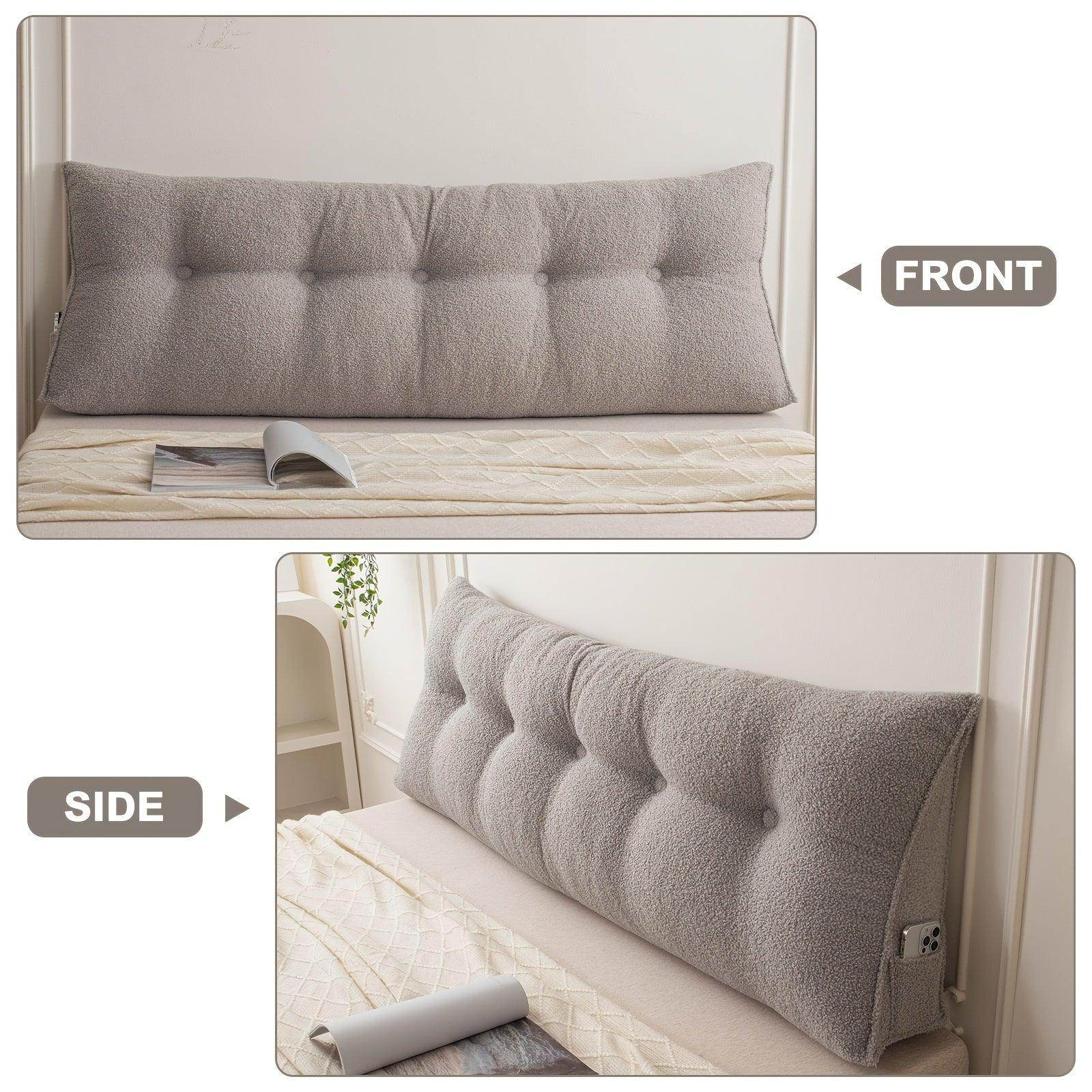 Removable & Washable Triangular Headboard Pillow - My Store