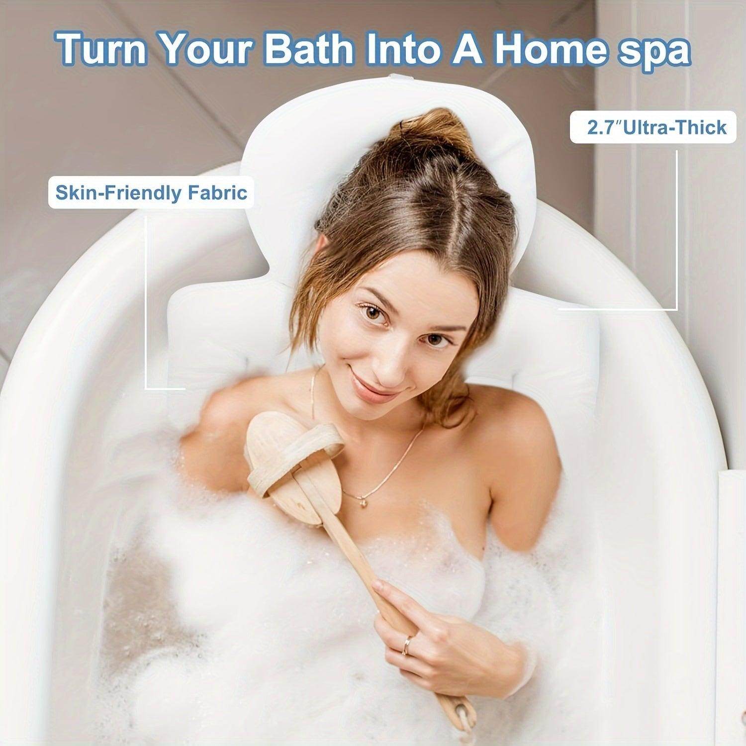 Bath Mat with Ergonomic Pillow - My Store