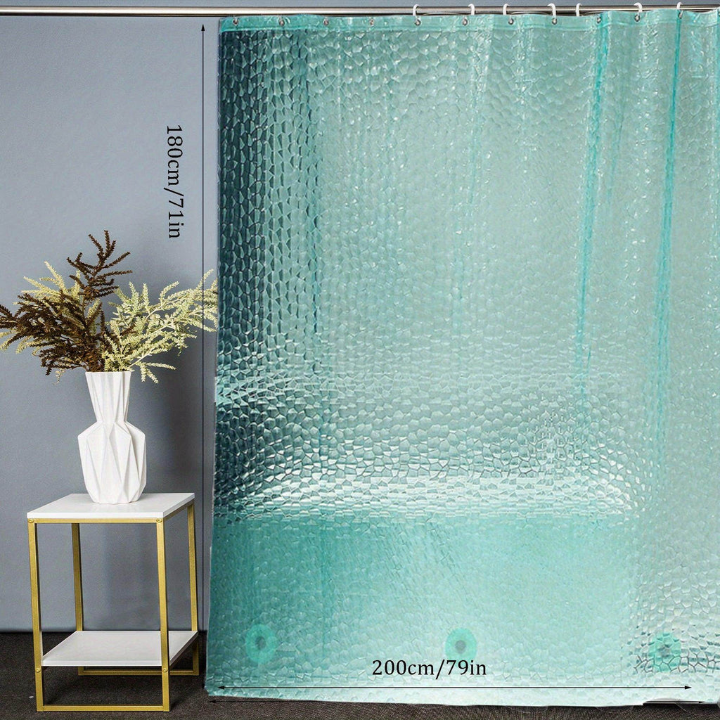 3D Pebble Pattern Waterproof Shower Liner - My Store