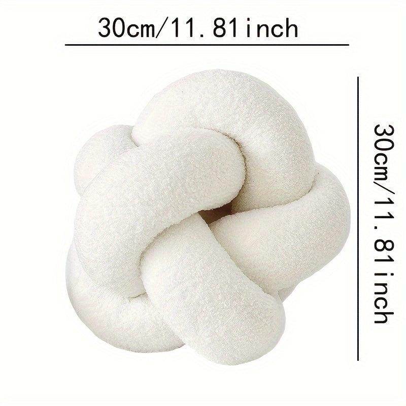 Sherpa Knit Knot Ball Throw Pillow - My Store