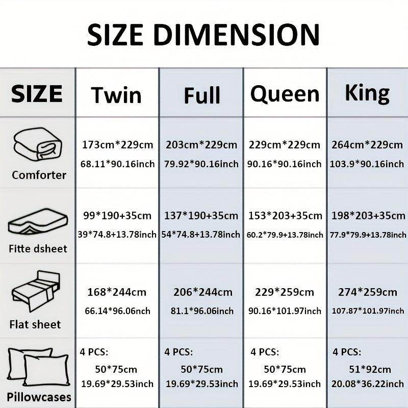 7pcs Fashion Freshness Nature Rural Flowers Quilt Set - My Store