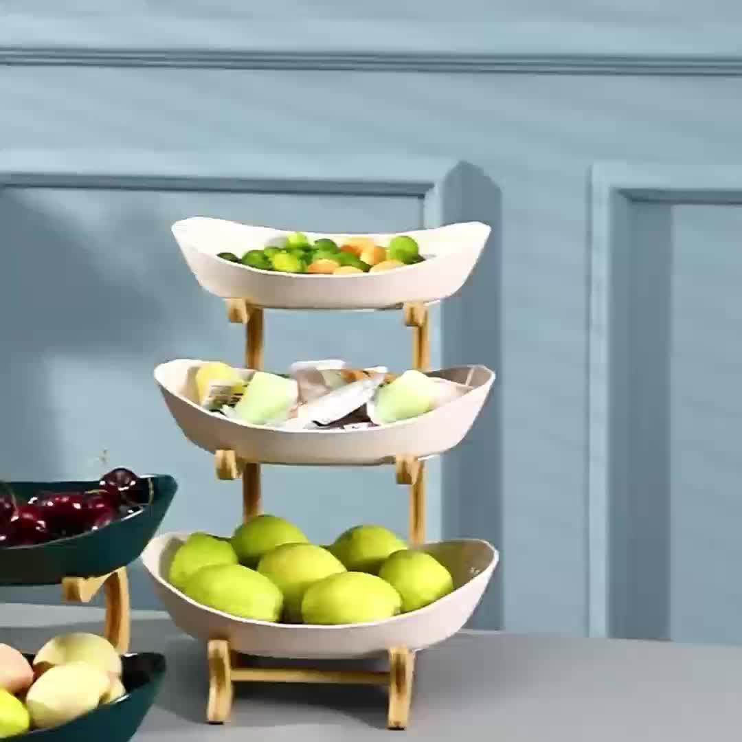 2/3 Tier Fruit Rack Snack Storage Plate - My Store