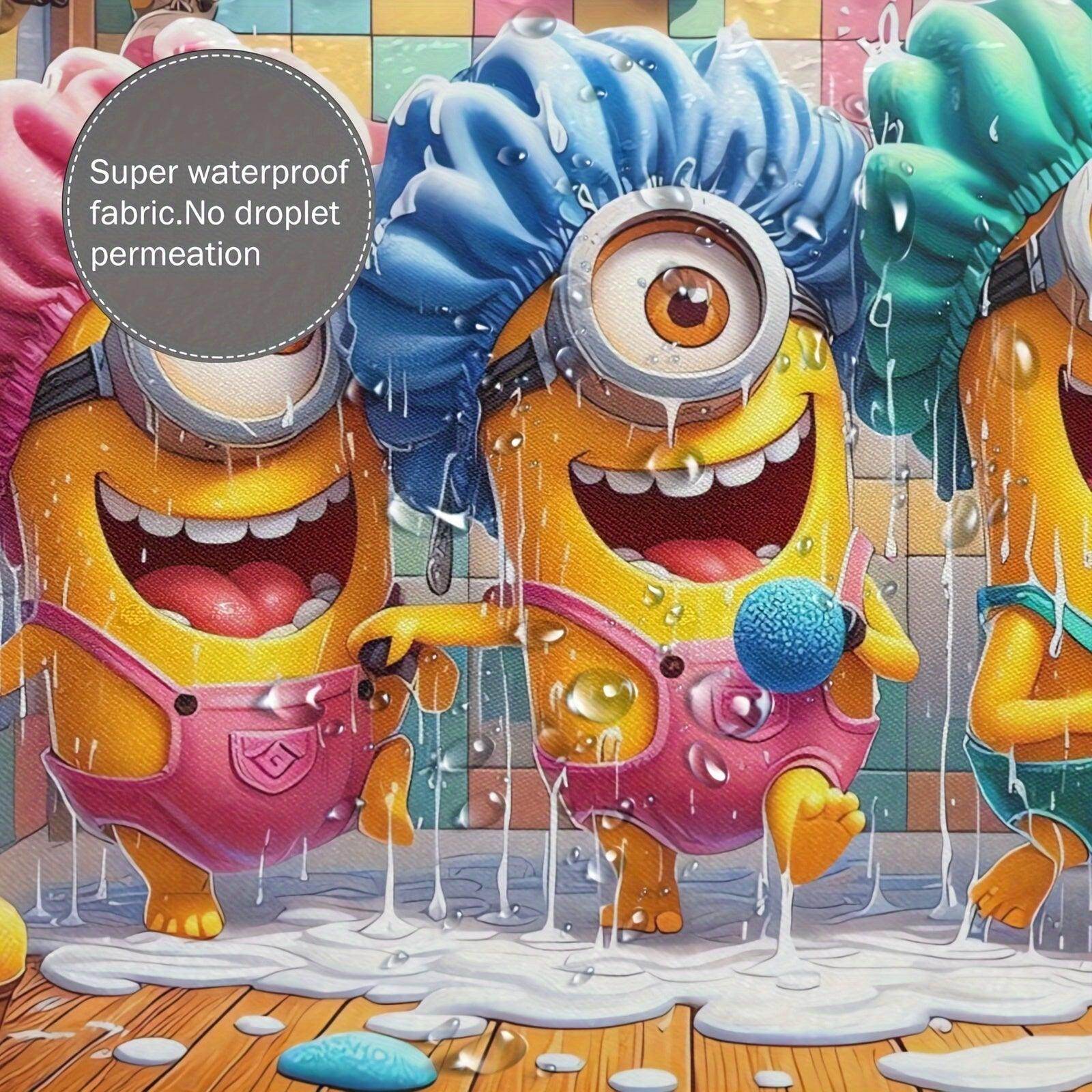 MINIONS Waterproof Shower Curtain Set - My Store