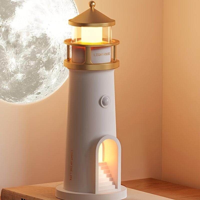 Lighthouse Night Light with Moon Projection - My Store