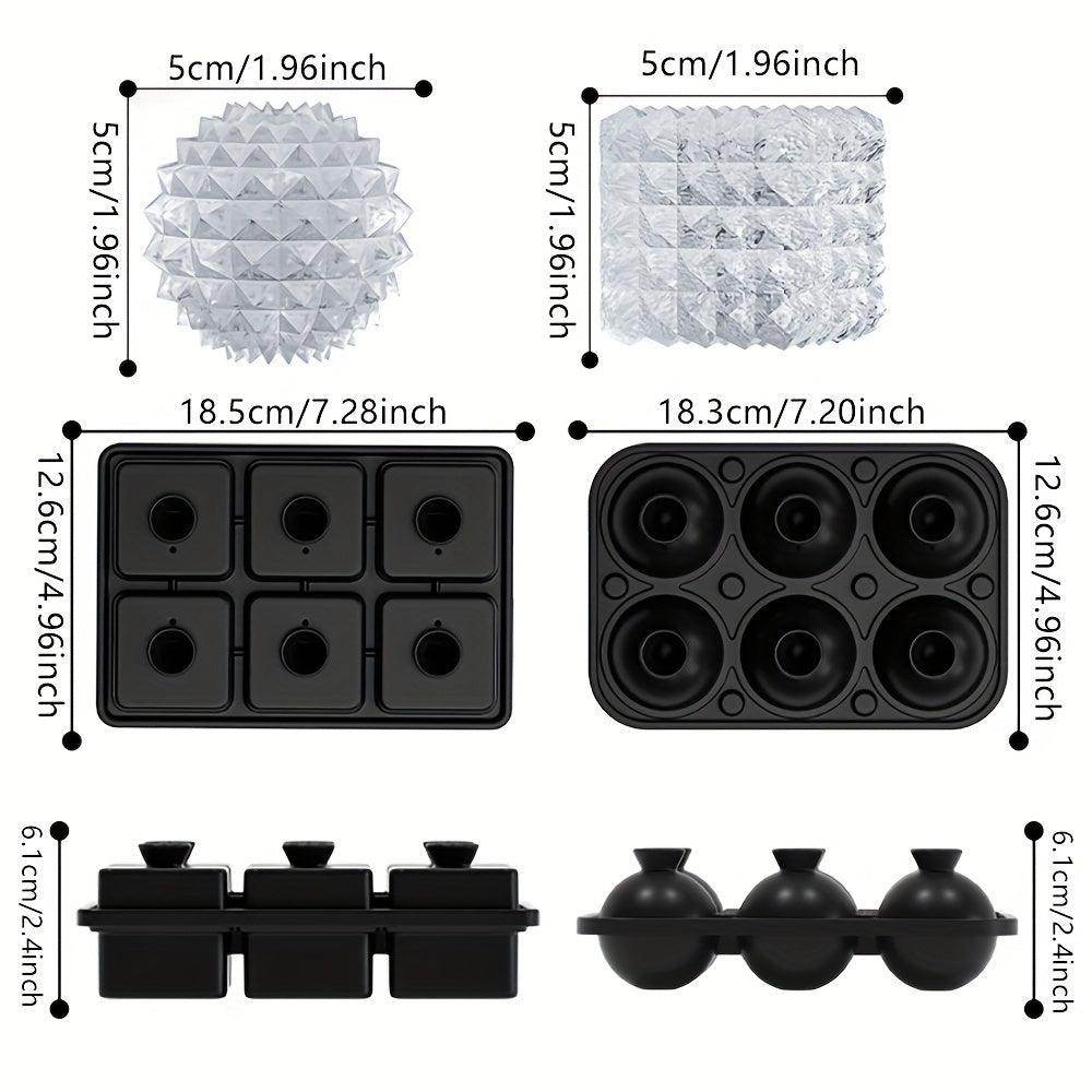 Easy-Release Silicone Ice Cube Tray with Funnel - My Store