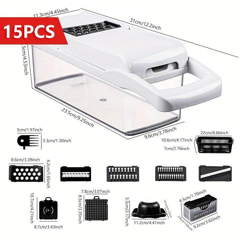 Vegetable Chopper (15/17/22/26 Pieces) - My Store