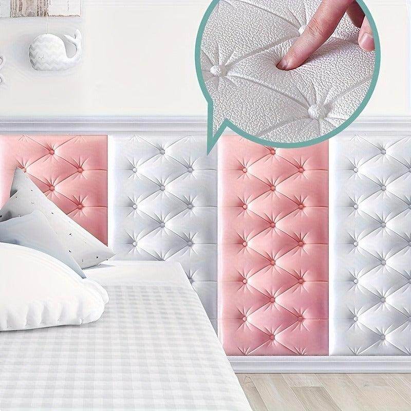 5pcs Modern 3D Self-adhesive Soft Wall Panels - My Store