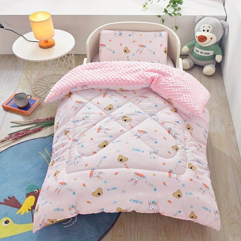 1pc Infants And Children's Comfort Bean Velvet Quilt - My Store